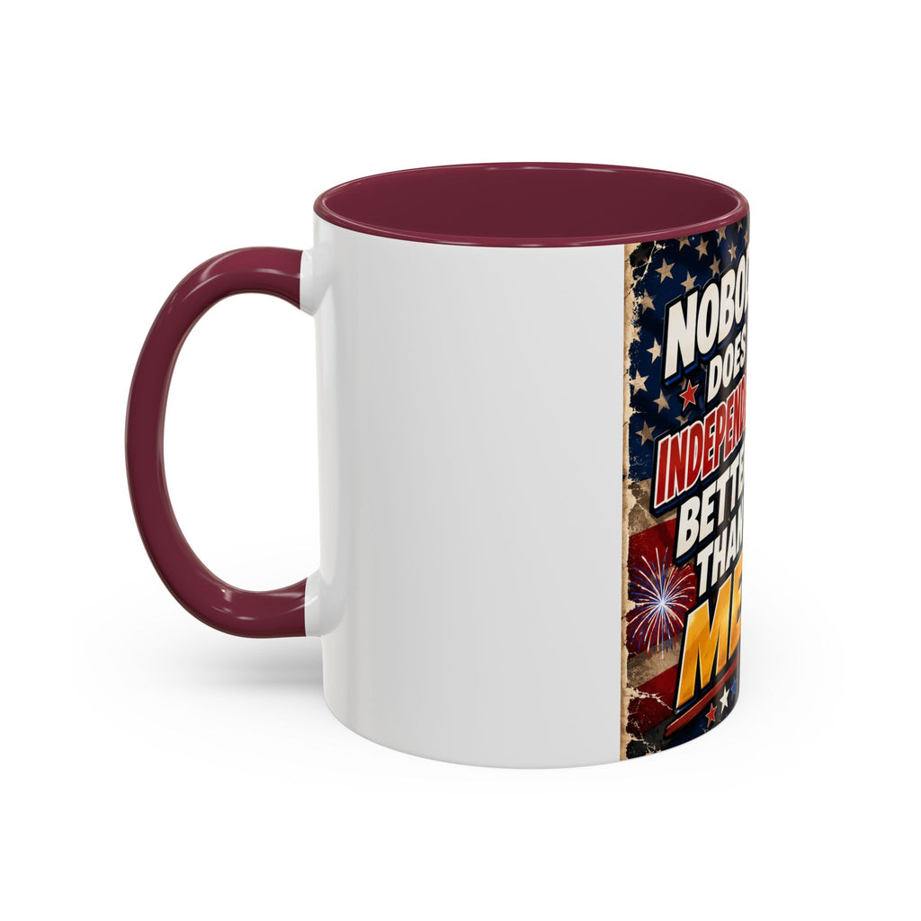 Patriotic Eagle Trump Mug – "Nobody Does Independence Better Than Me" (11oz/15oz)