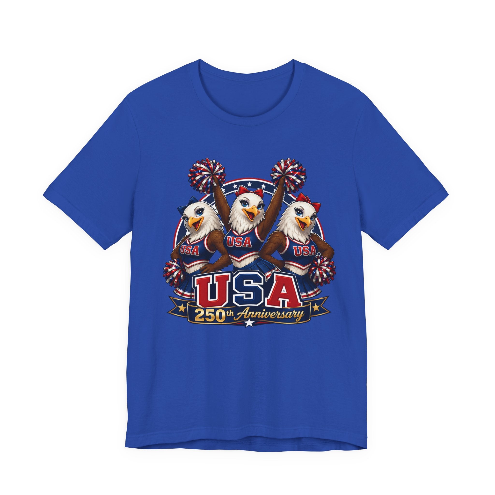 Eagle Cheerleaders USA 250th Anniversary  T-shirt (multiple colors available)
