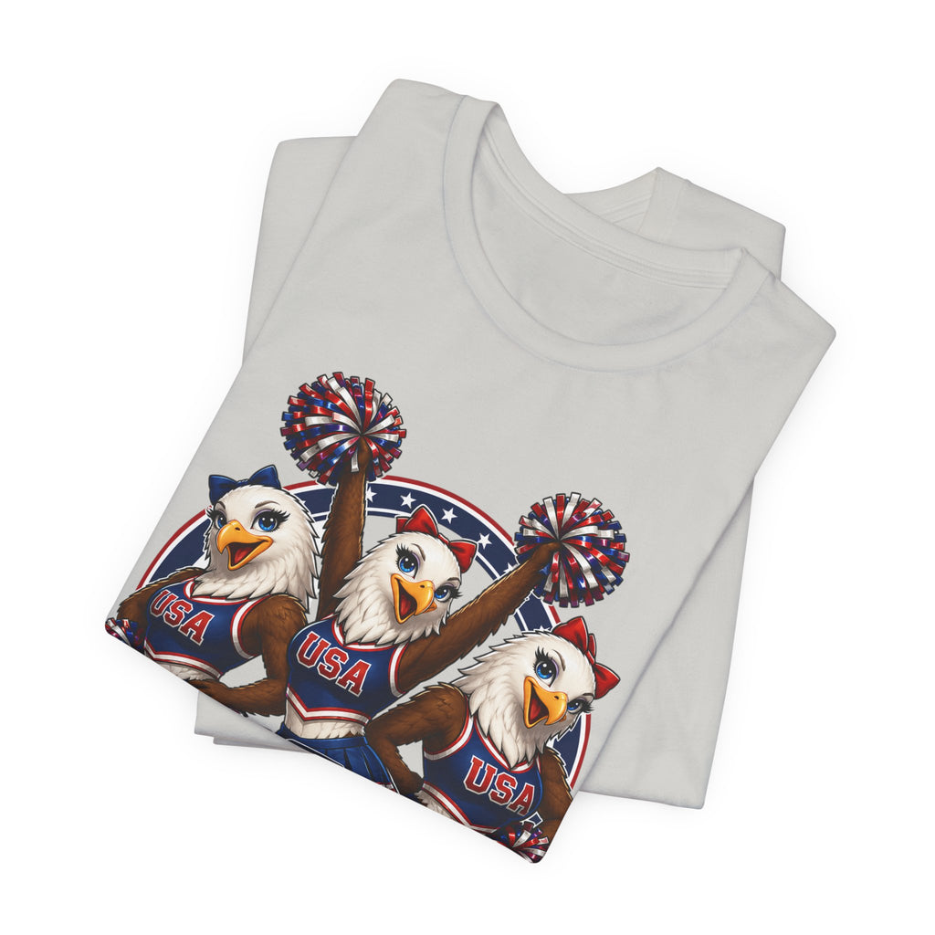 Eagle Cheerleaders USA 250th Anniversary  T-shirt (multiple colors available)