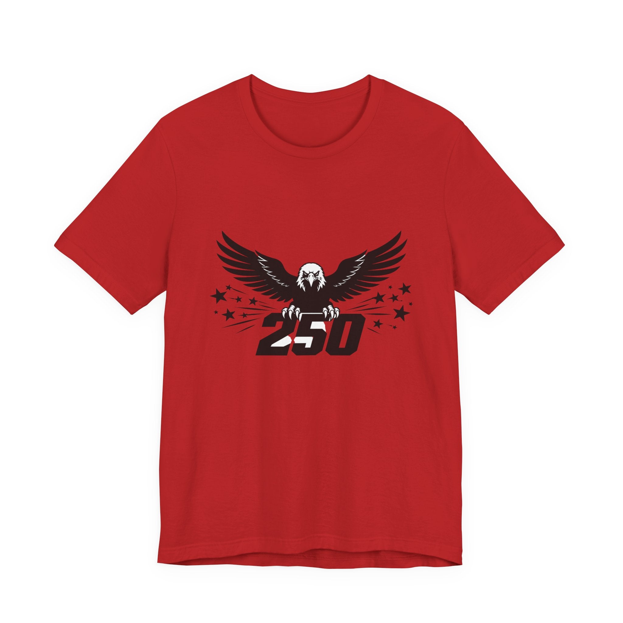 Eagle 250 Graphic T-shirt —  Unisex Patriotic Independence Day T-shirt (multiple colors available)