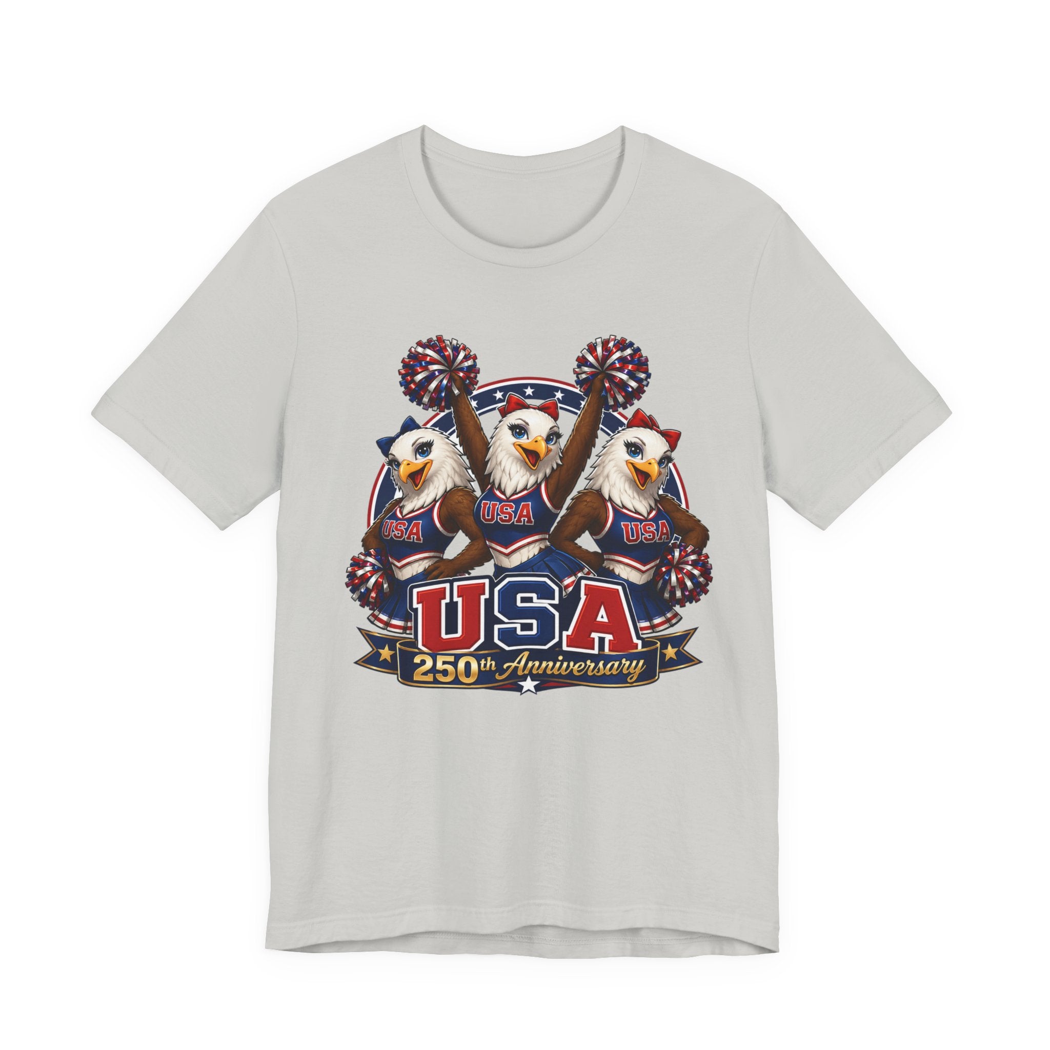 Eagle Cheerleaders USA 250th Anniversary  T-shirt (multiple colors available)
