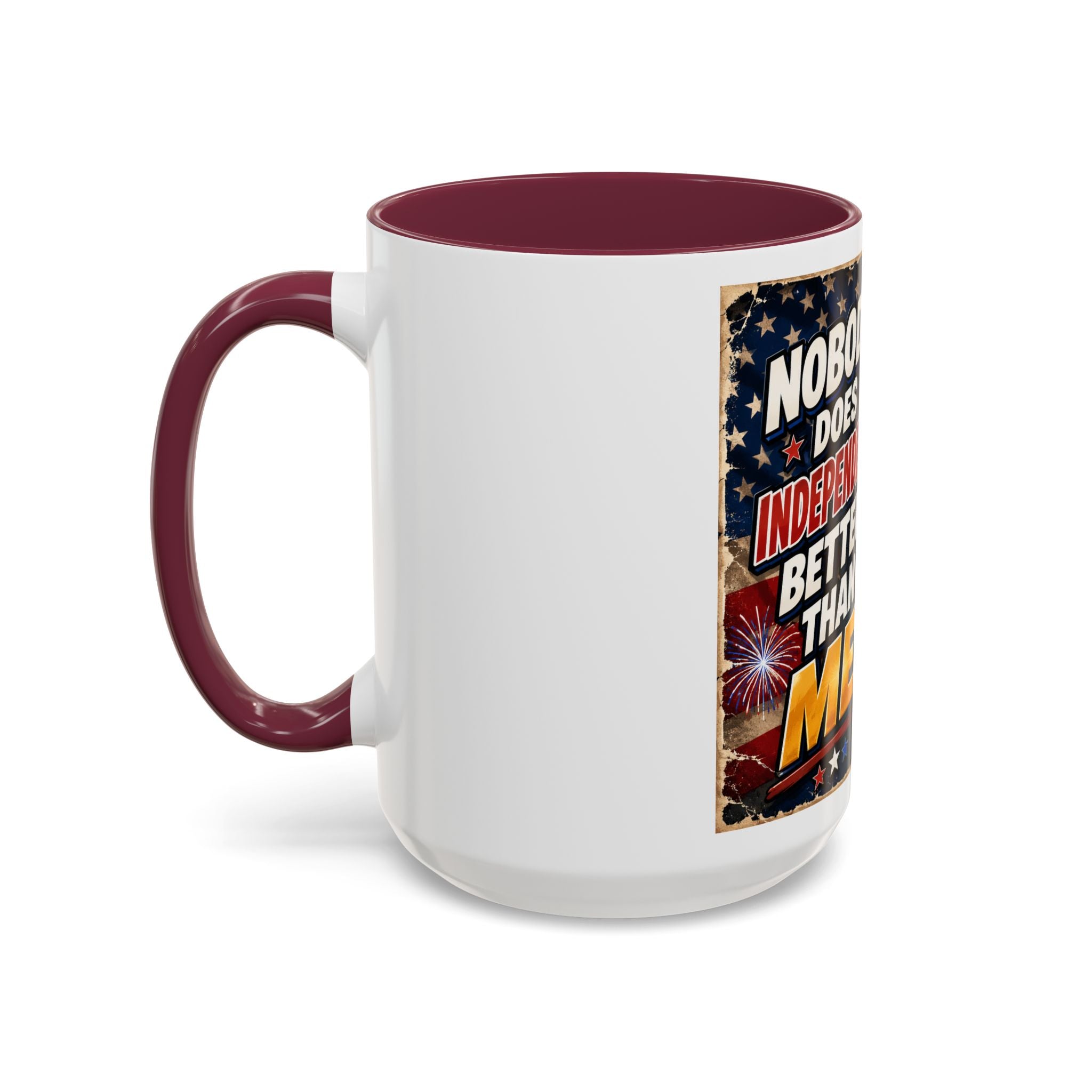 Patriotic Eagle Trump Mug – "Nobody Does Independence Better Than Me" (11oz/15oz)