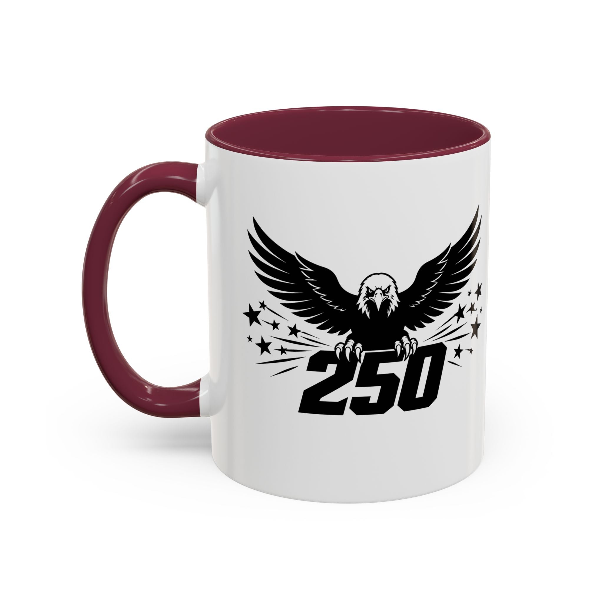 Eagle 250 Coffee Mug (11oz/15oz) — Patriotic 250th Independence Mug (multiple colors available)