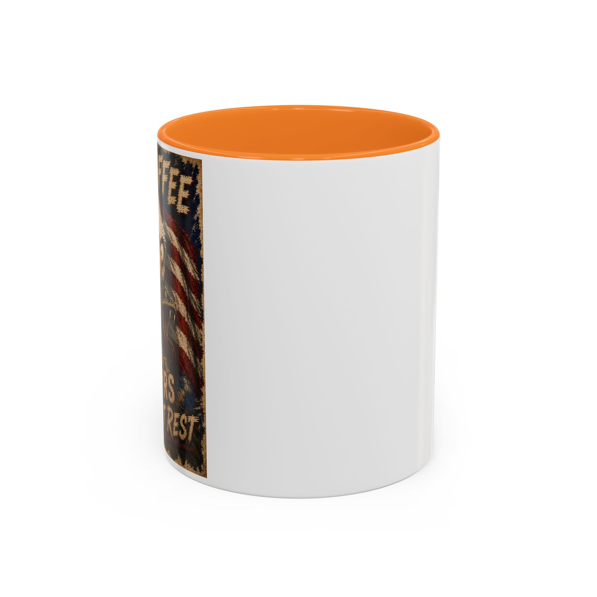 Need Coffee 250 Yrs Without Rest Mug — Patriotic Bald Eagle Coffee Cup (11oz/15oz) (multiple colors available)