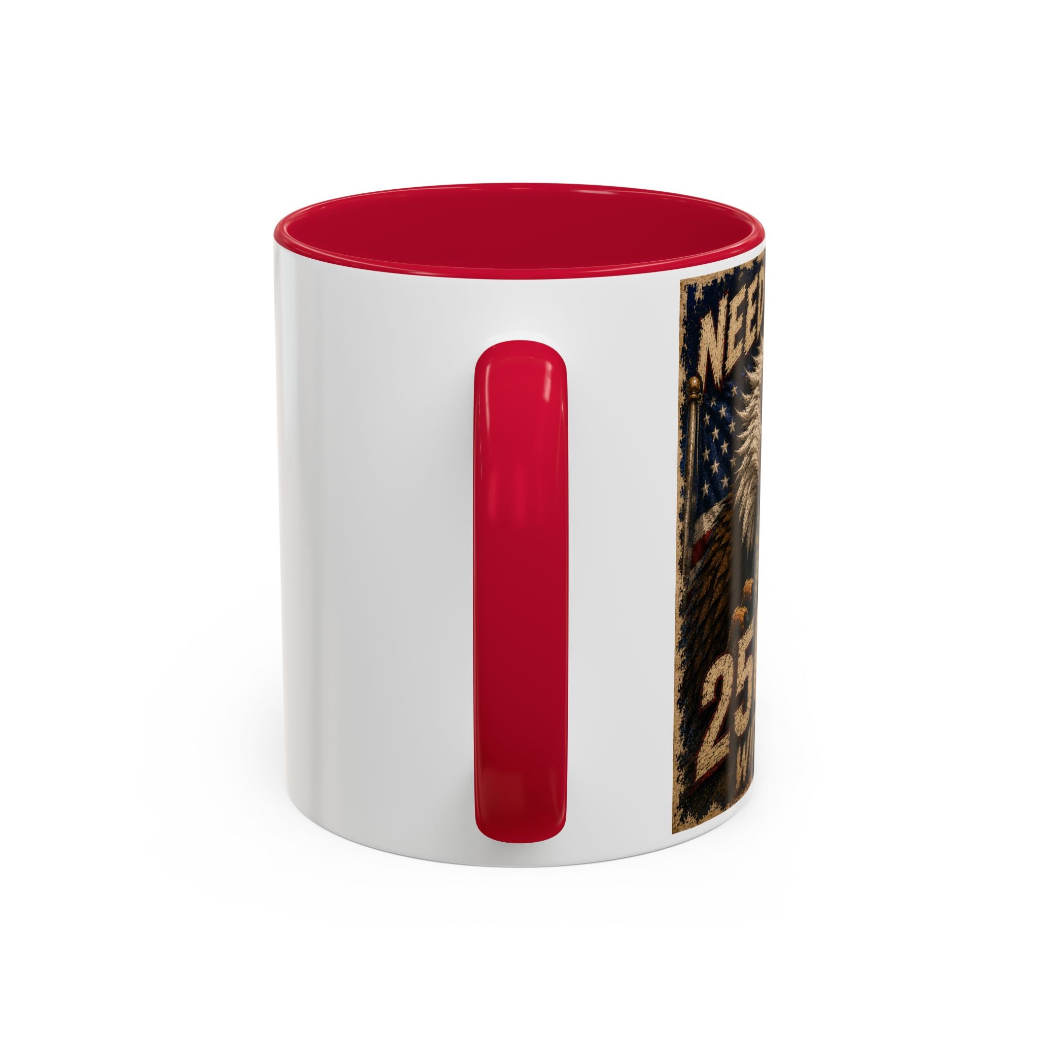 Need Coffee 250 Yrs Without Rest Mug — Patriotic Bald Eagle Coffee Cup (11oz/15oz) (multiple colors available)