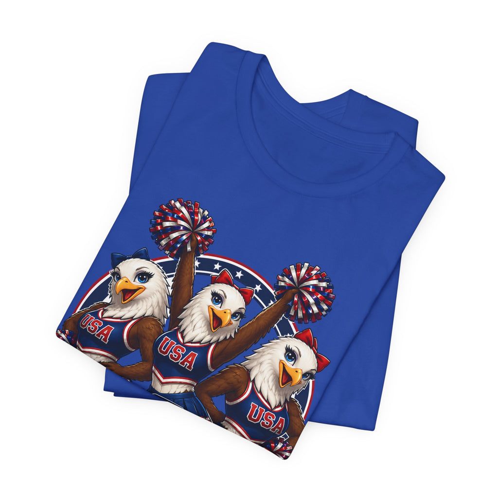 Eagle Cheerleaders USA 250th Anniversary  T-shirt (multiple colors available)