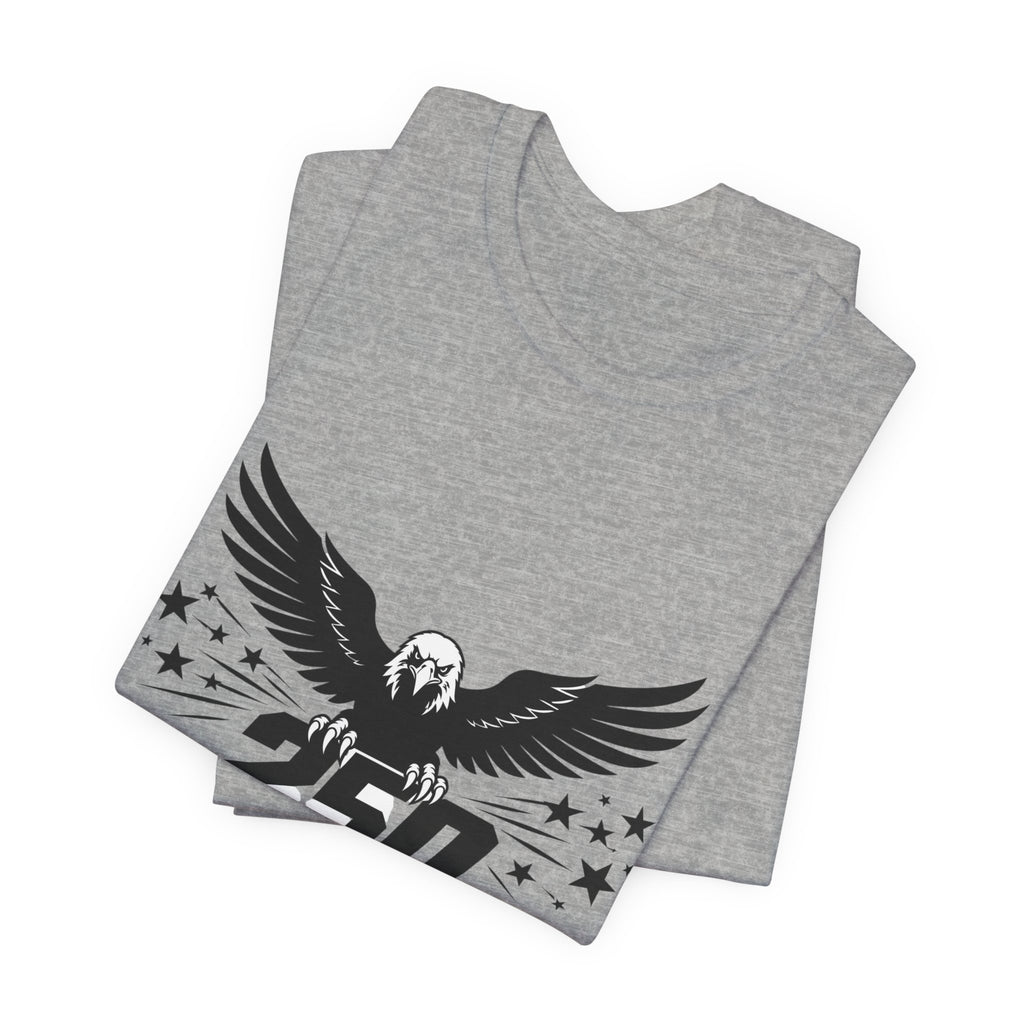 Eagle 250 Graphic T-shirt —  Unisex Patriotic Independence Day T-shirt (multiple colors available)