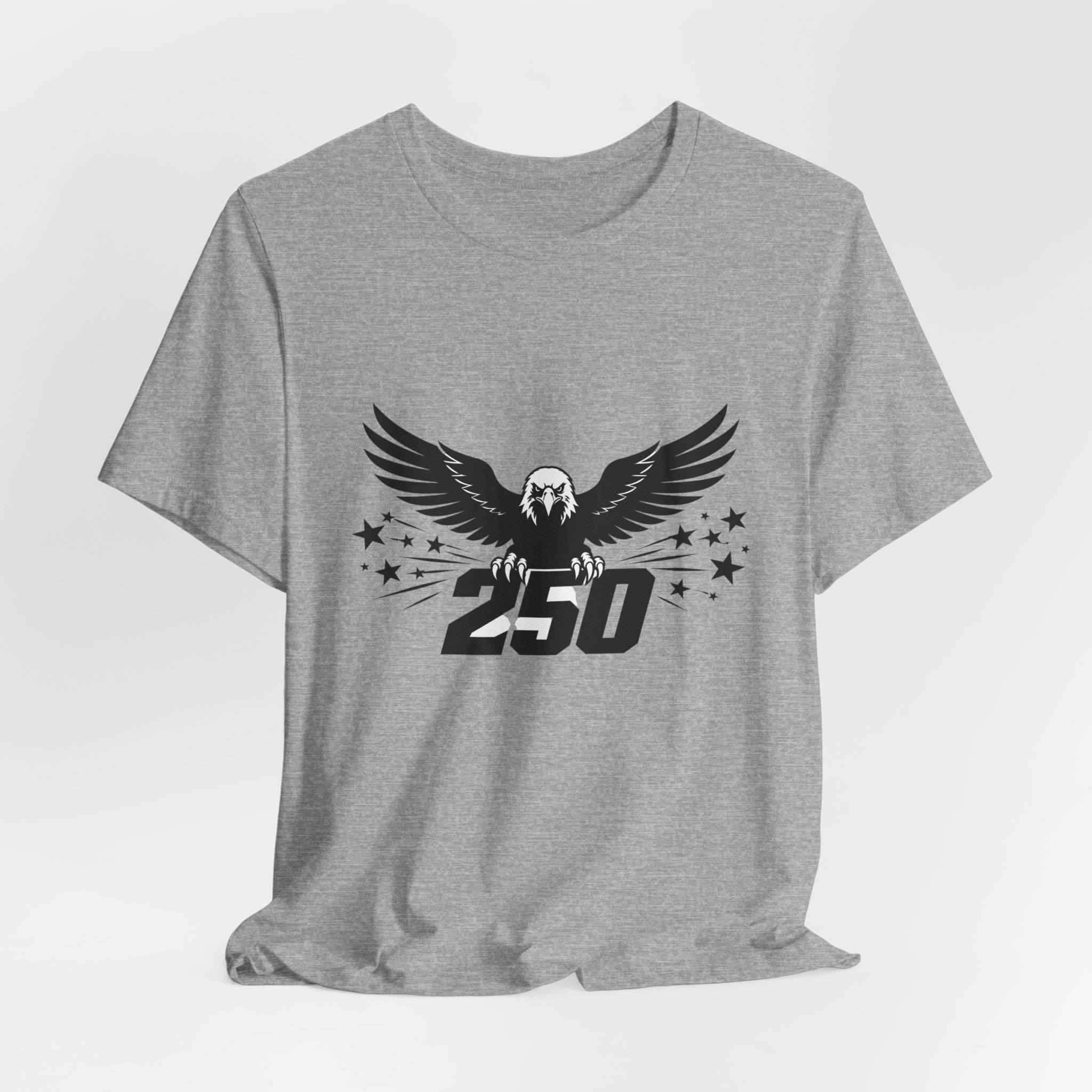 Eagle 250 Graphic T-shirt —  Unisex Patriotic Independence Day T-shirt (multiple colors available)
