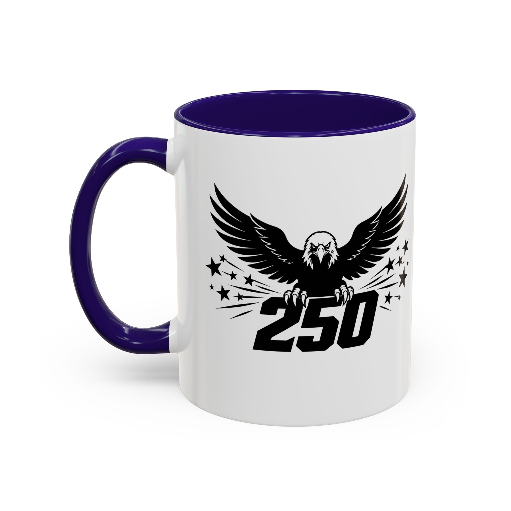 Eagle 250 Coffee Mug (11oz/15oz) — Patriotic 250th Independence Mug (multiple colors available)