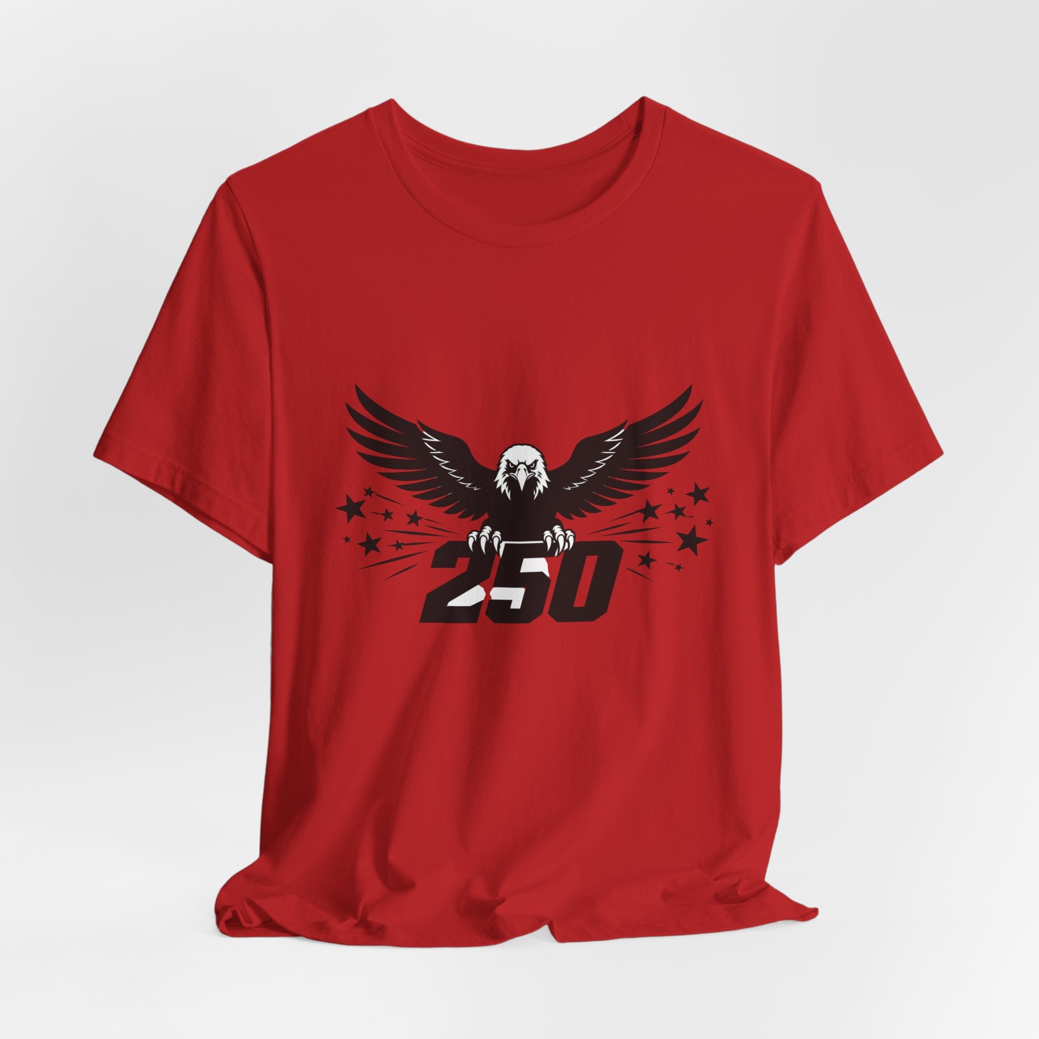 Eagle 250 Graphic T-shirt —  Unisex Patriotic Independence Day T-shirt (multiple colors available)
