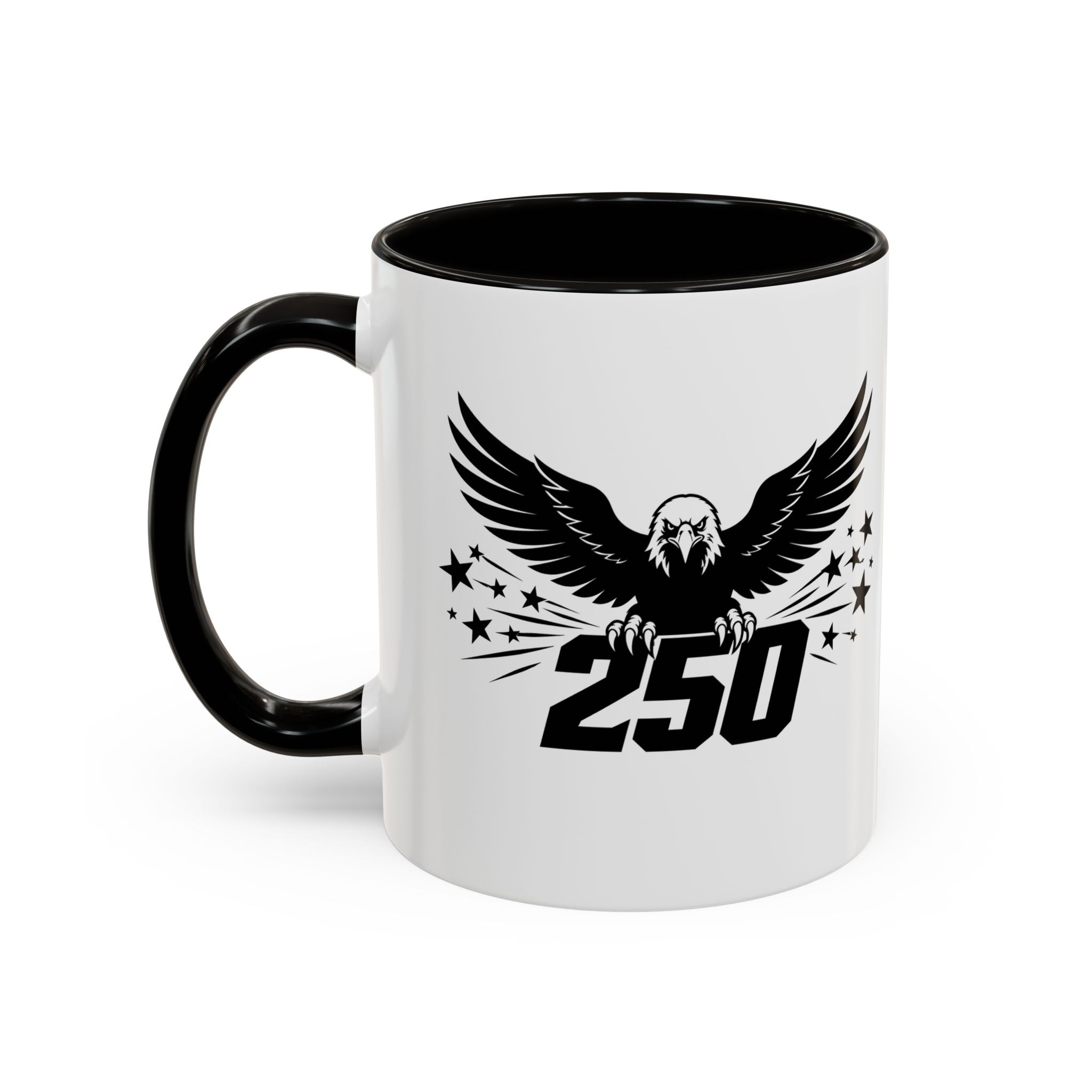 Eagle 250 Coffee Mug (11oz/15oz) — Patriotic 250th Independence Mug (multiple colors available)