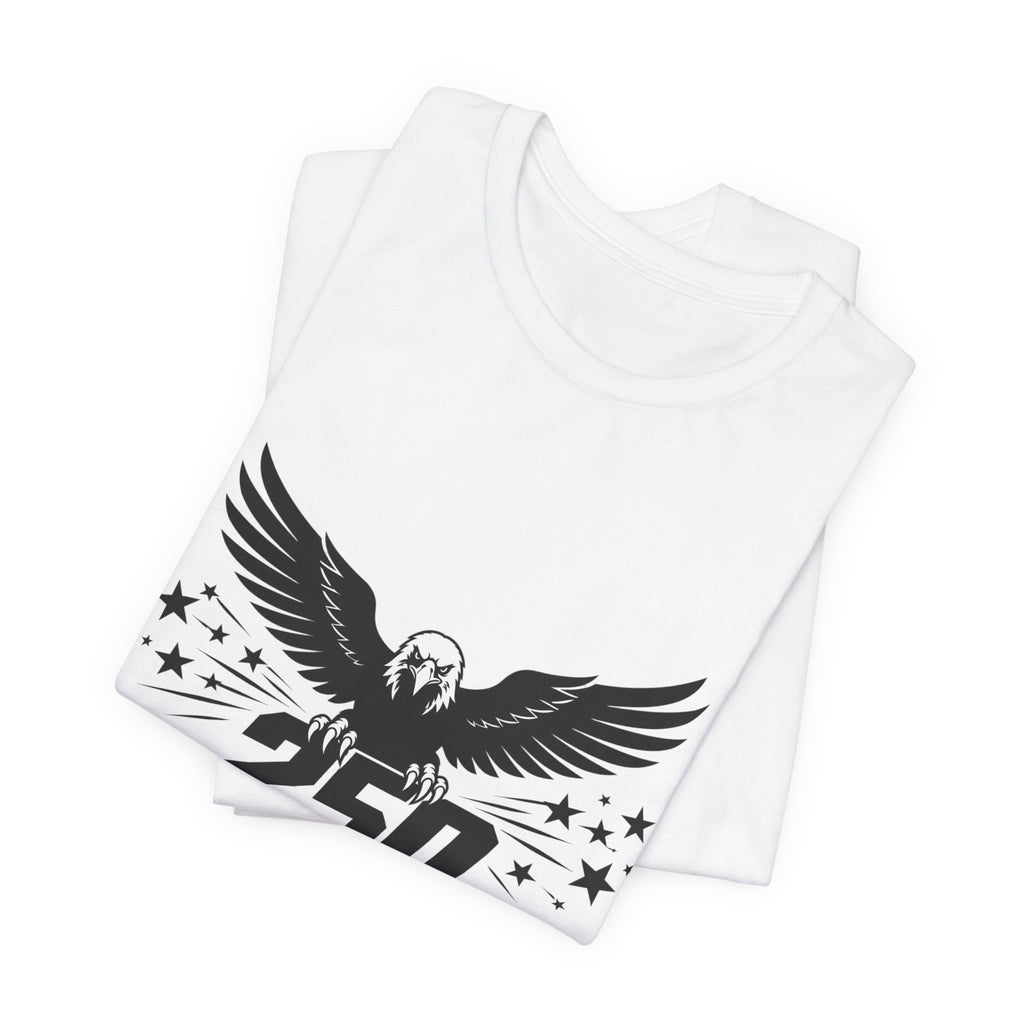 Eagle 250 Graphic T-shirt —  Unisex Patriotic Independence Day T-shirt (multiple colors available)