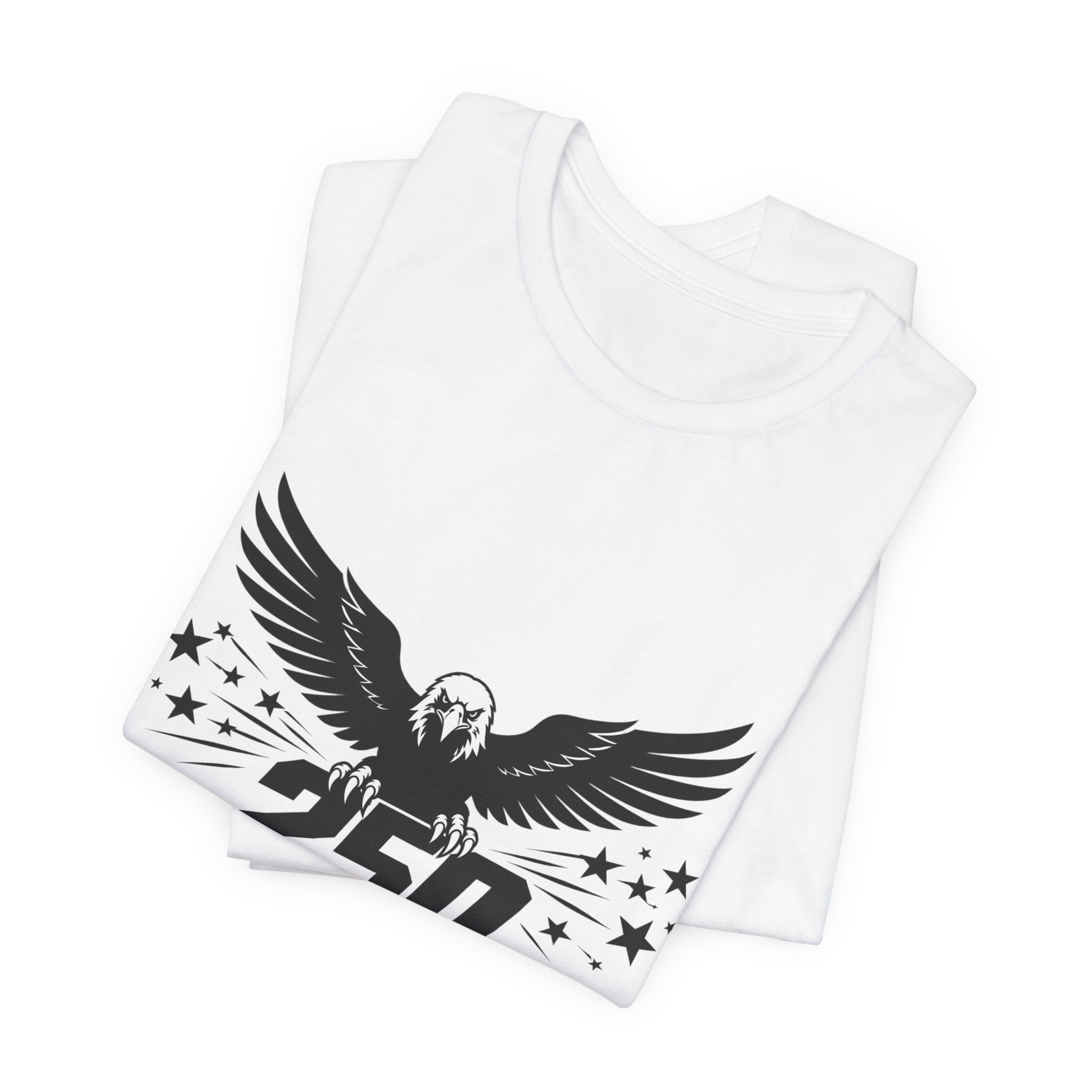 Eagle 250 Graphic T-shirt —  Unisex Patriotic Independence Day T-shirt (multiple colors available)