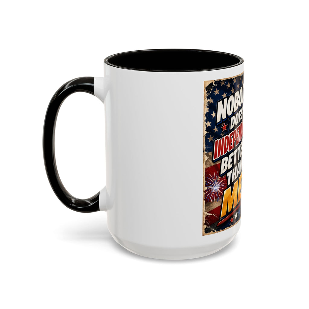 Patriotic Eagle Trump Mug – "Nobody Does Independence Better Than Me" (11oz/15oz)