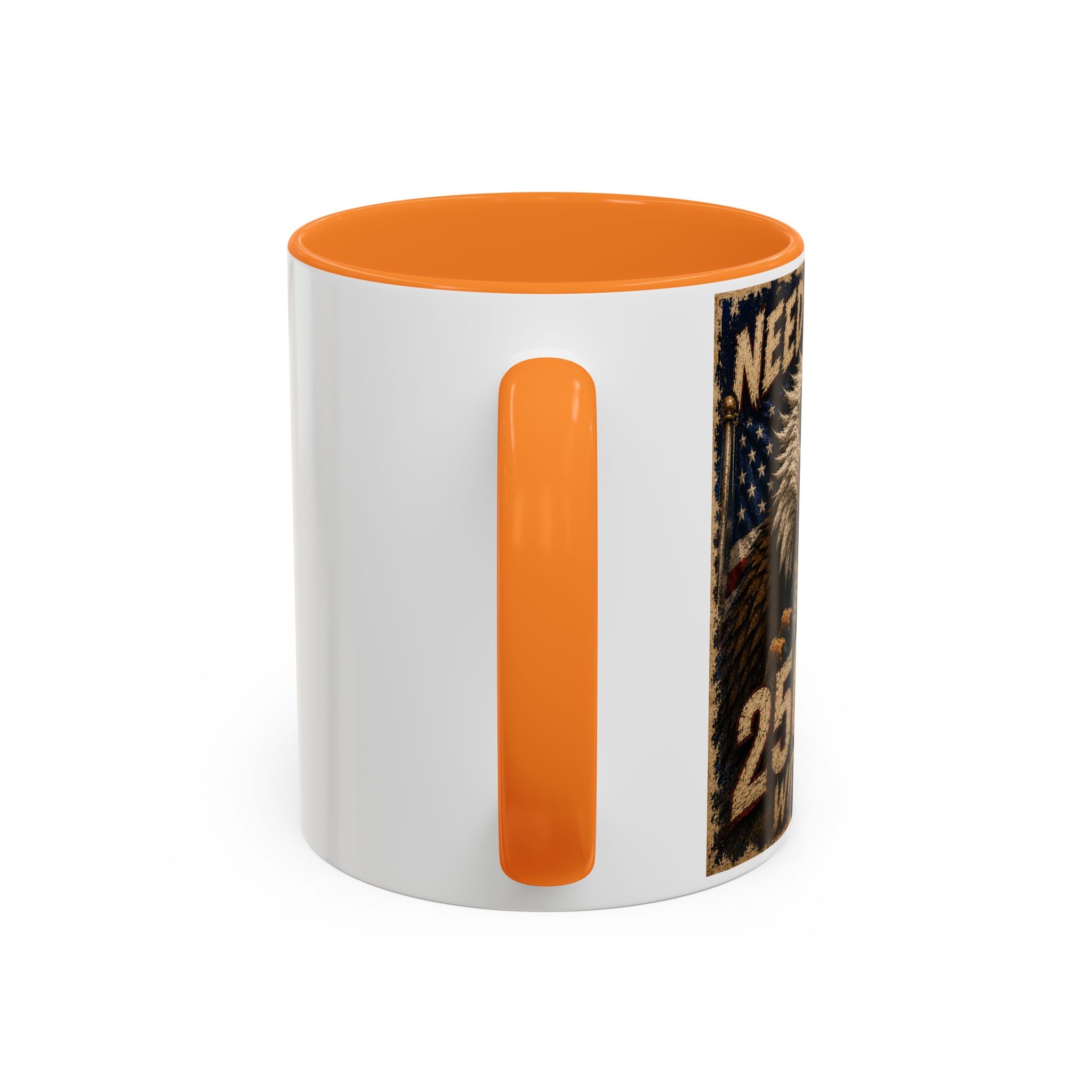 Need Coffee 250 Yrs Without Rest Mug — Patriotic Bald Eagle Coffee Cup (11oz/15oz) (multiple colors available)