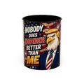 Patriotic Eagle Trump Mug – "Nobody Does Independence Better Than Me" (11oz/15oz)