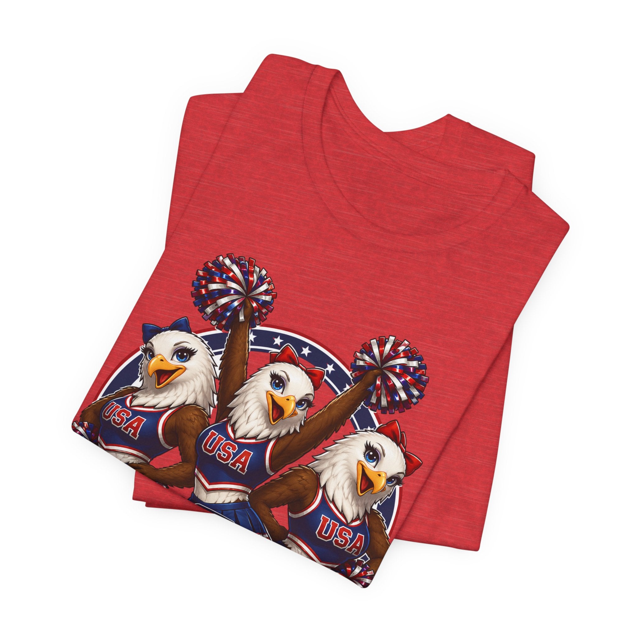 Eagle Cheerleaders USA 250th Anniversary  T-shirt (multiple colors available)