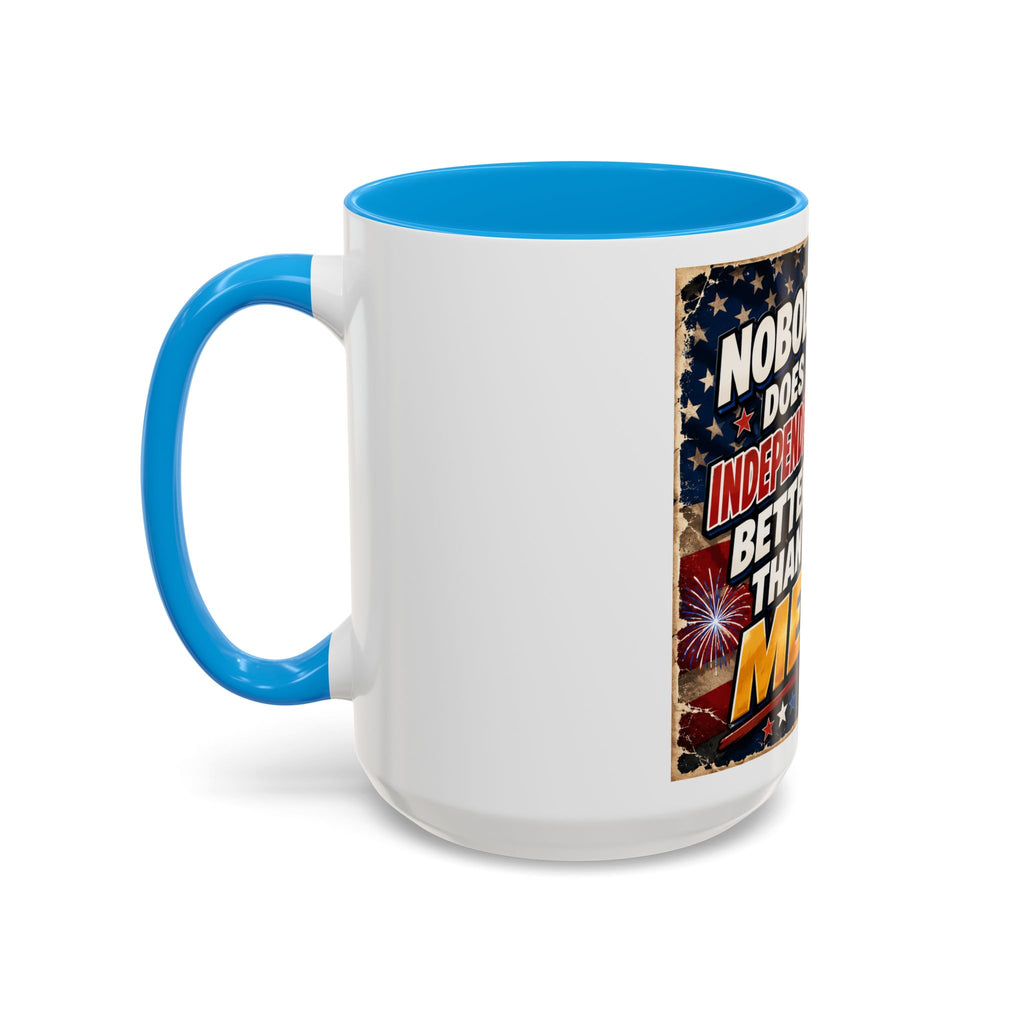 Patriotic Eagle Trump Mug – "Nobody Does Independence Better Than Me" (11oz/15oz)