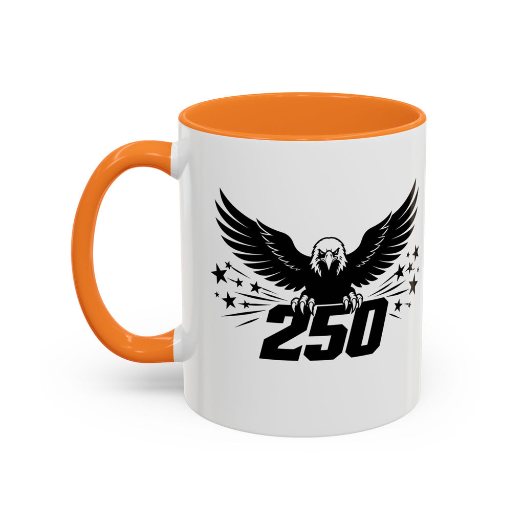 Eagle 250 Coffee Mug (11oz/15oz) — Patriotic 250th Independence Mug (multiple colors available)