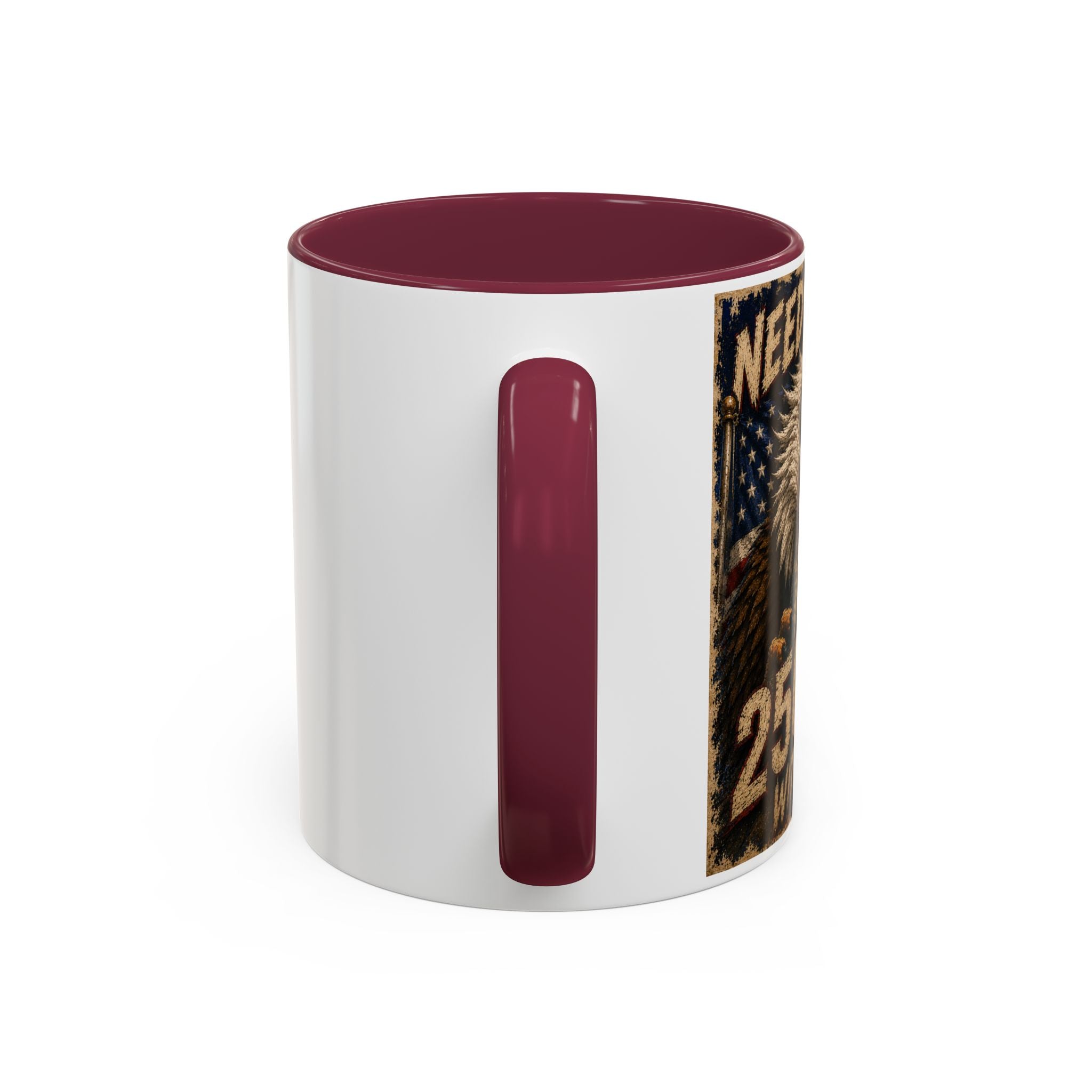 Need Coffee 250 Yrs Without Rest Mug — Patriotic Bald Eagle Coffee Cup (11oz/15oz) (multiple colors available)