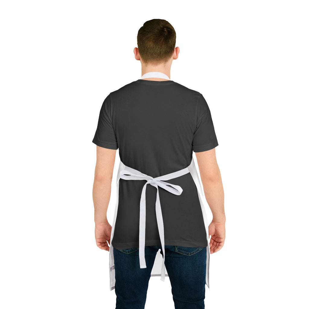 "Free to be Me" Apron Cool Dog| Unisex Patriotic Independence White Apron