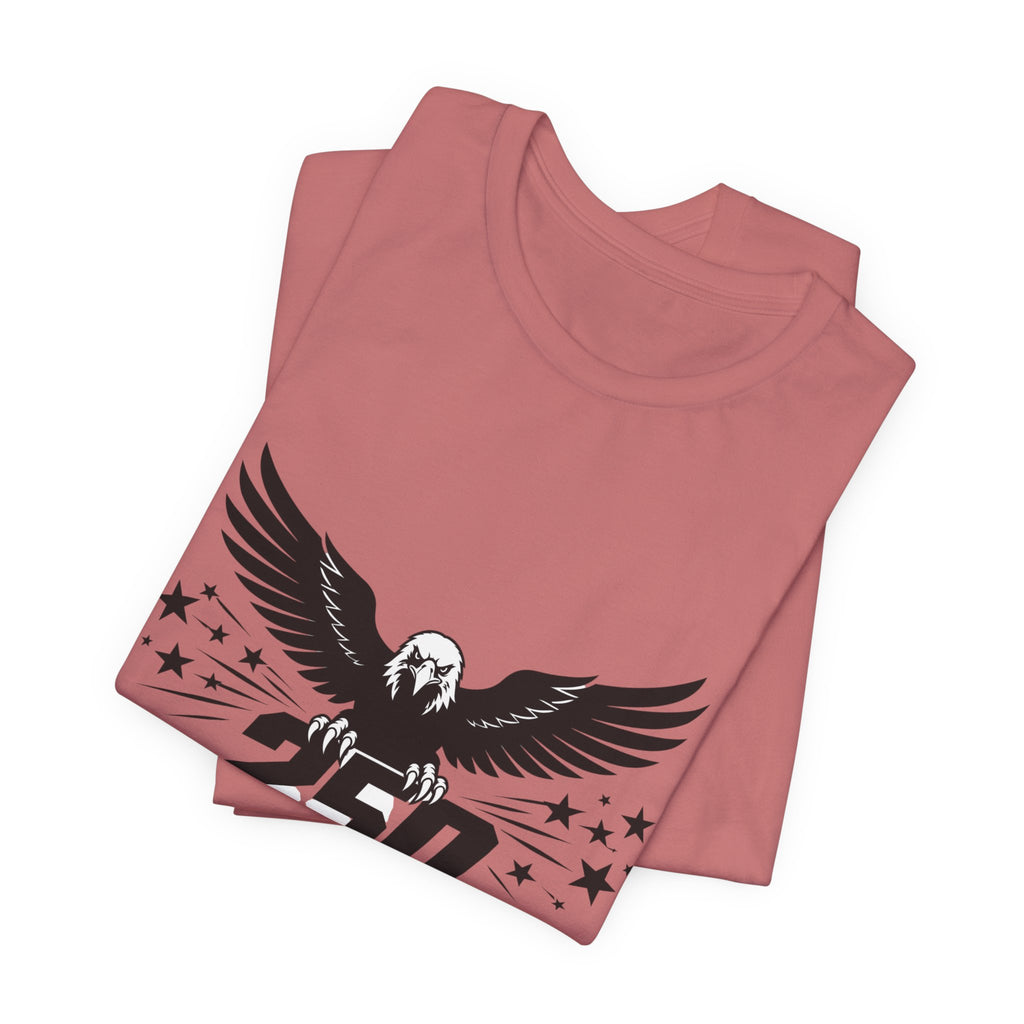 Eagle 250 Graphic T-shirt —  Unisex Patriotic Independence Day T-shirt (multiple colors available)