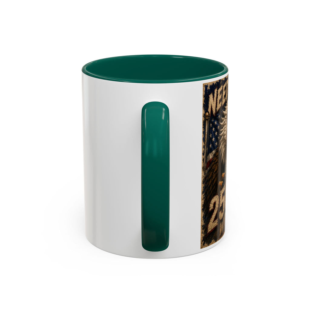 Need Coffee 250 Yrs Without Rest Mug — Patriotic Bald Eagle Coffee Cup (11oz/15oz) (multiple colors available)