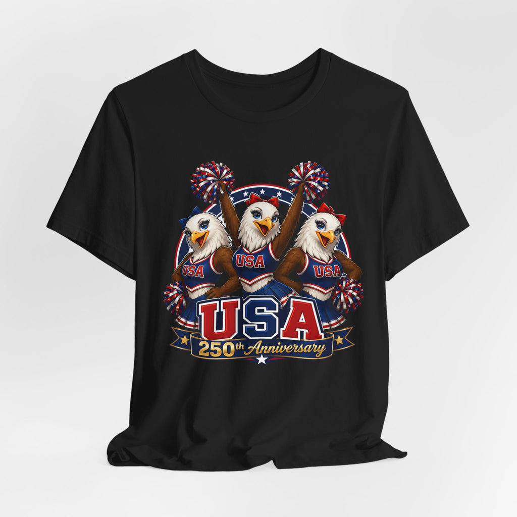 Eagle Cheerleaders USA 250th Anniversary  T-shirt (multiple colors available)