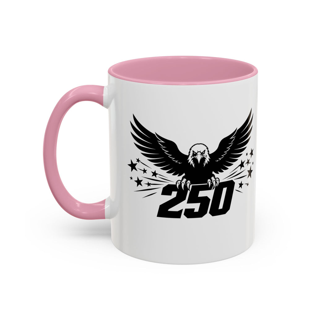 Eagle 250 Coffee Mug (11oz/15oz) — Patriotic 250th Independence Mug (multiple colors available)