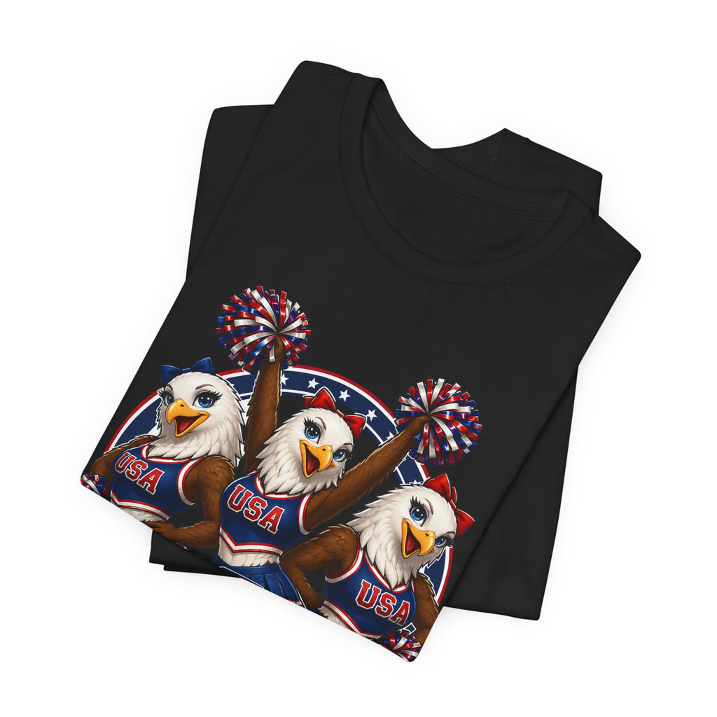 Eagle Cheerleaders USA 250th Anniversary  T-shirt (multiple colors available)