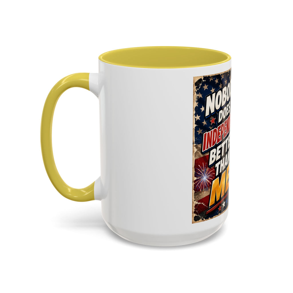 Patriotic Eagle Trump Mug – "Nobody Does Independence Better Than Me" (11oz/15oz)