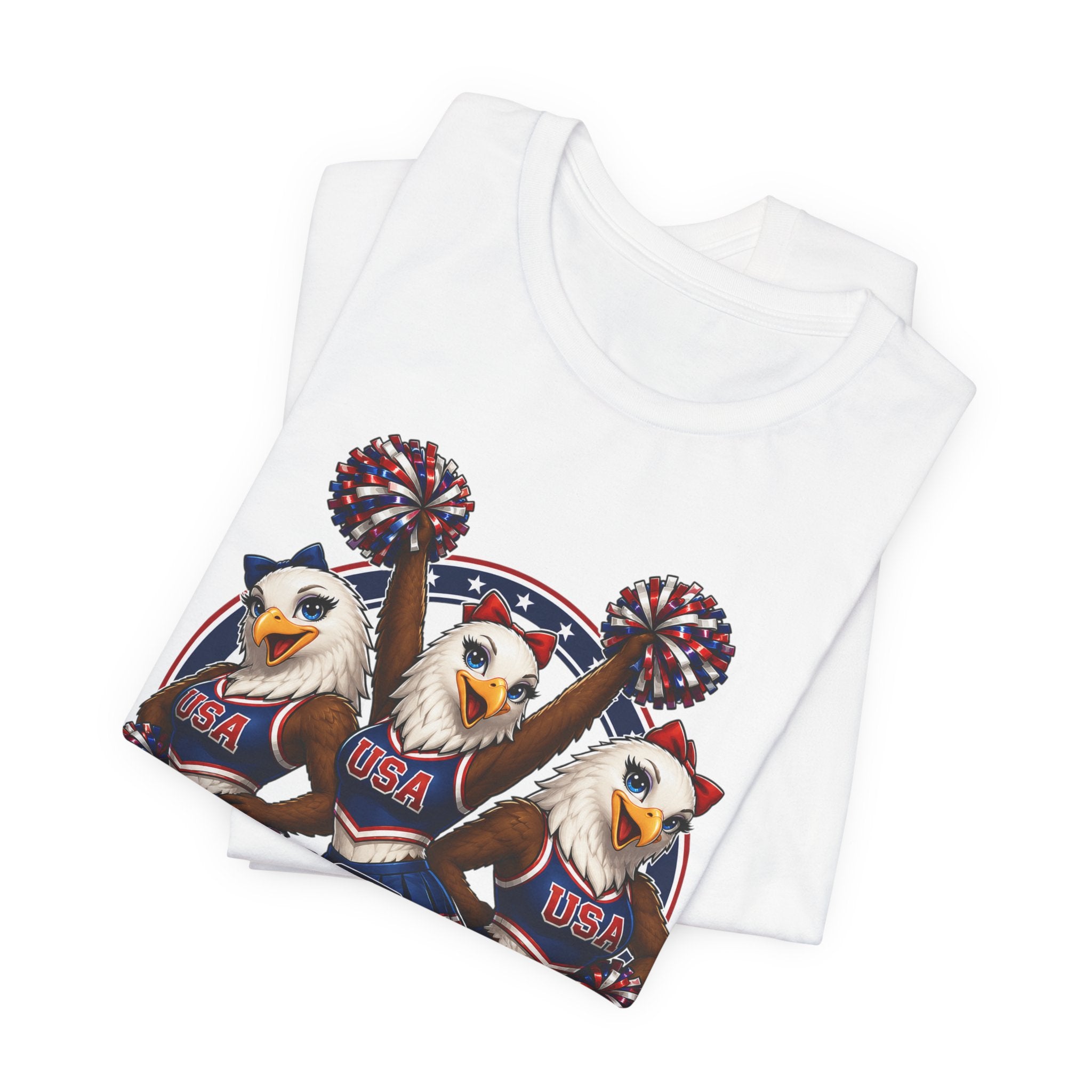 Eagle Cheerleaders USA 250th Anniversary  T-shirt (multiple colors available)