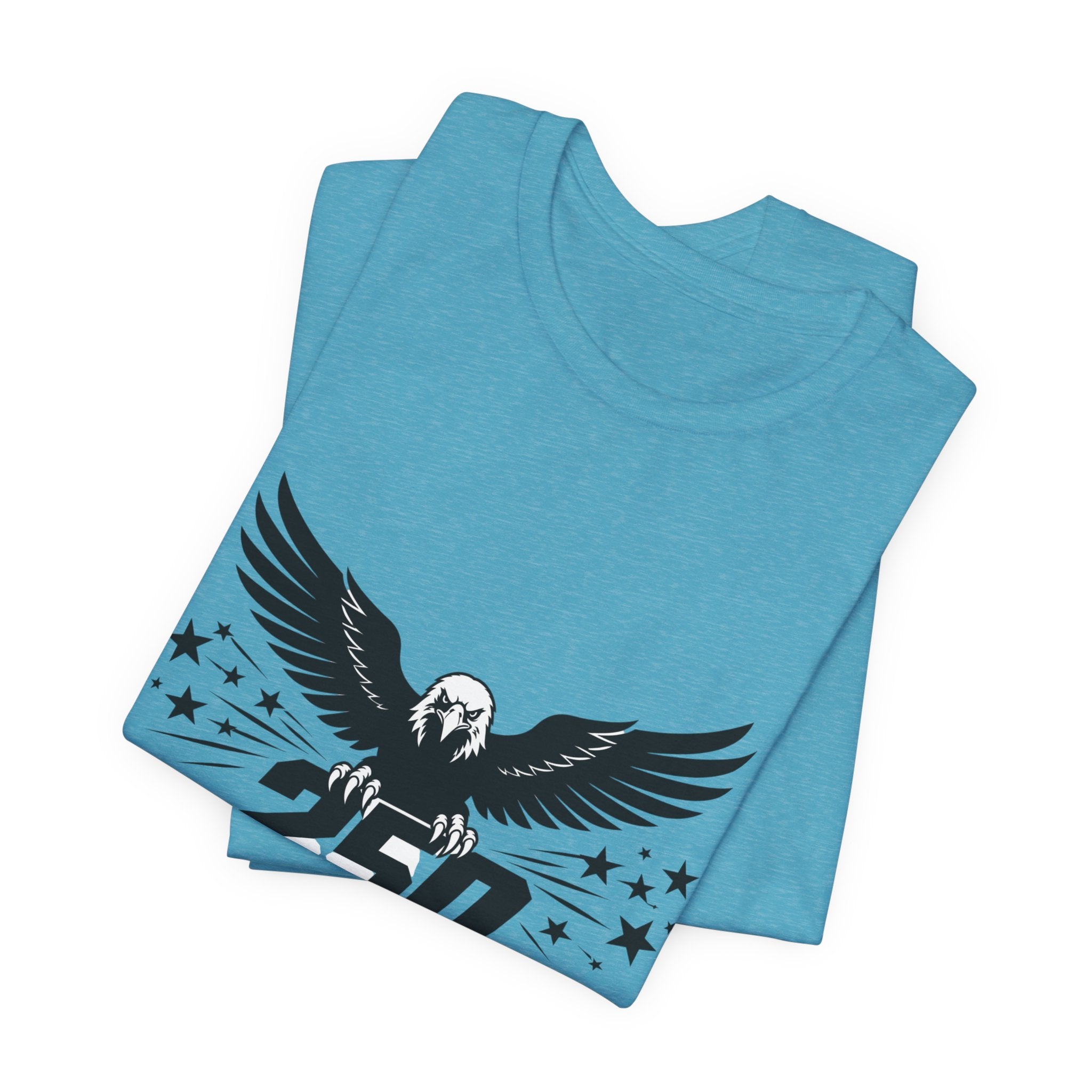 Eagle 250 Graphic T-shirt —  Unisex Patriotic Independence Day T-shirt (multiple colors available)